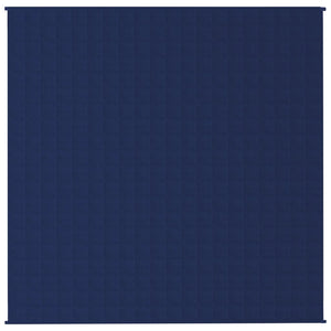 vidaXL Weighted Blanket Blue 200x200 cm 13 kg Fabric