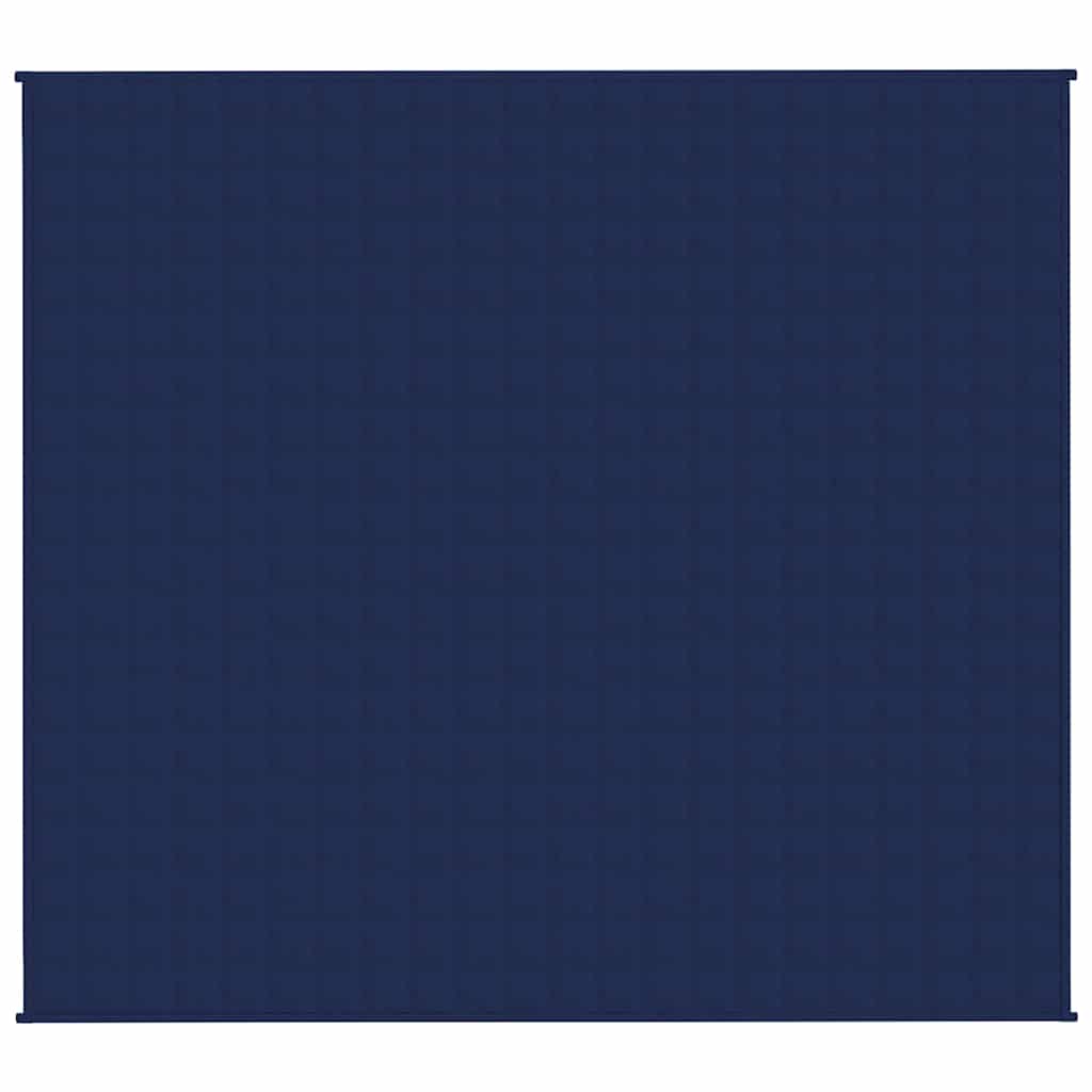 vidaXL Weighted Blanket Blue 200x225 cm 9 kg Fabric