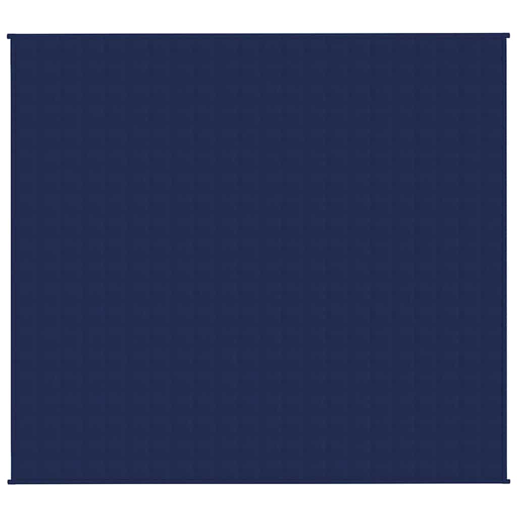 vidaXL Weighted Blanket Blue 200x225 cm 13 kg Fabric