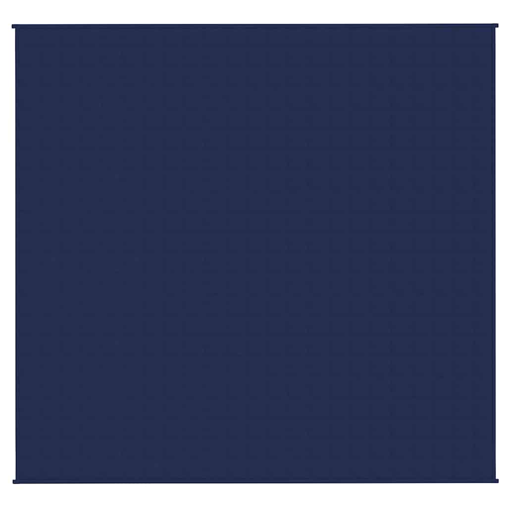 vidaXL Weighted Blanket Blue 220x235 cm King 11 kg Fabric