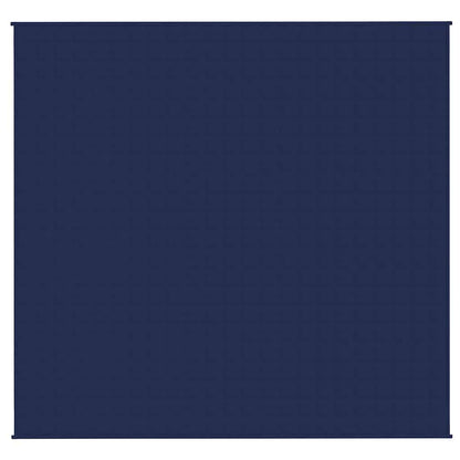 vidaXL Weighted Blanket Blue 220x235 cm King 11 kg Fabric