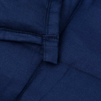 vidaXL Weighted Blanket Blue 220x235 cm 11 kg Fabric