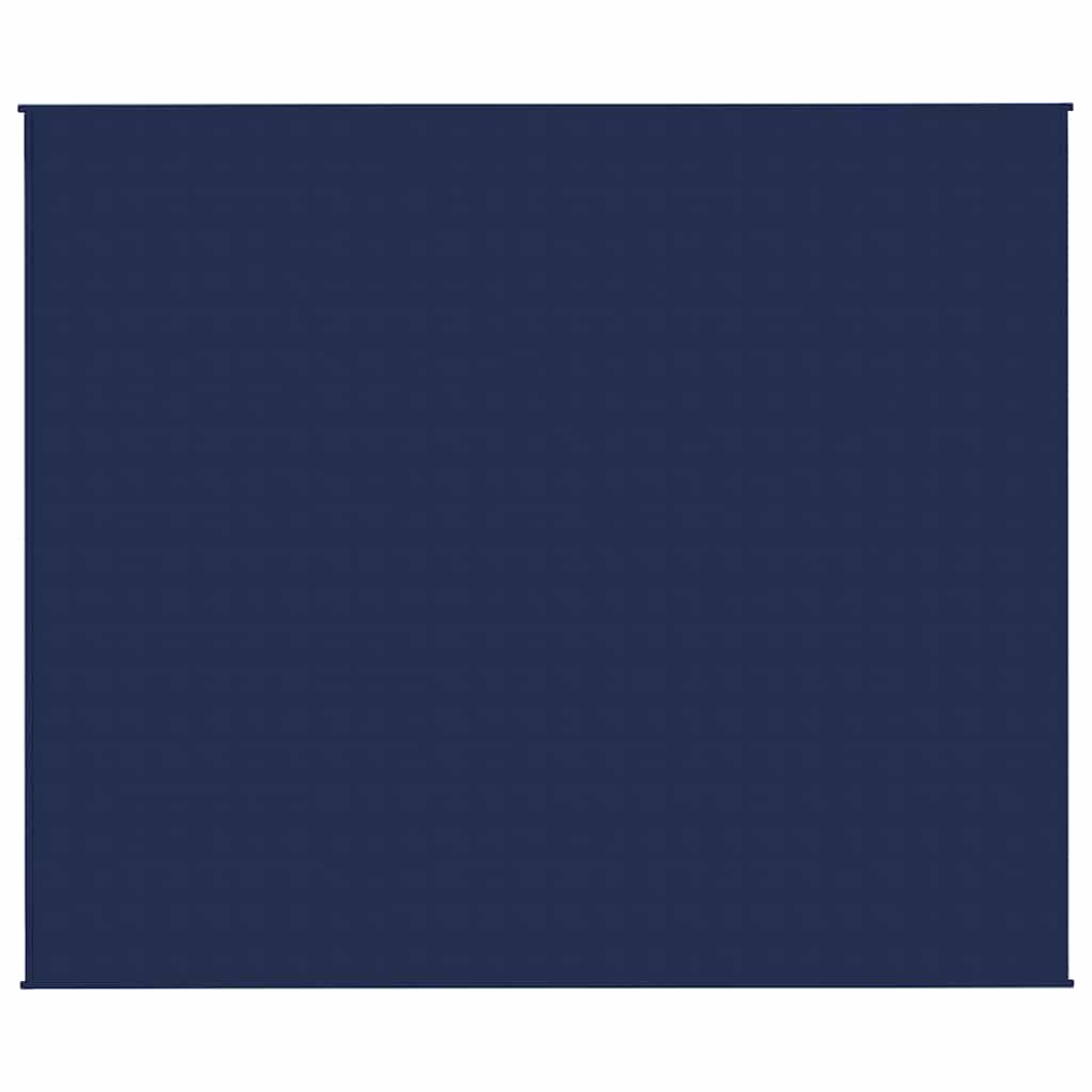 vidaXL Weighted Blanket Blue 220x260 cm 15 kg Fabric