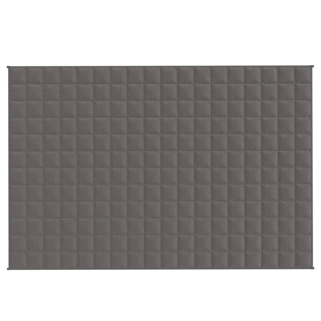 vidaXL Weighted Blanket Grey 120x180 cm 5 kg Fabric