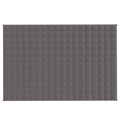 vidaXL Weighted Blanket Grey 120x180 cm 5 kg Fabric