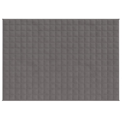 vidaXL Weighted Blanket Grey 150x200 cm 11 kg Fabric