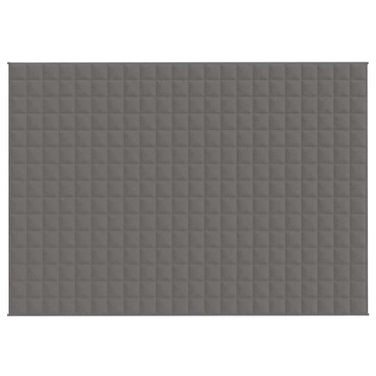 vidaXL Weighted Blanket Grey 155x220 cm 11 kg Fabric