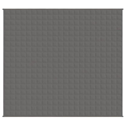 vidaXL Weighted Blanket Grey 200x225 cm 9 kg Fabric