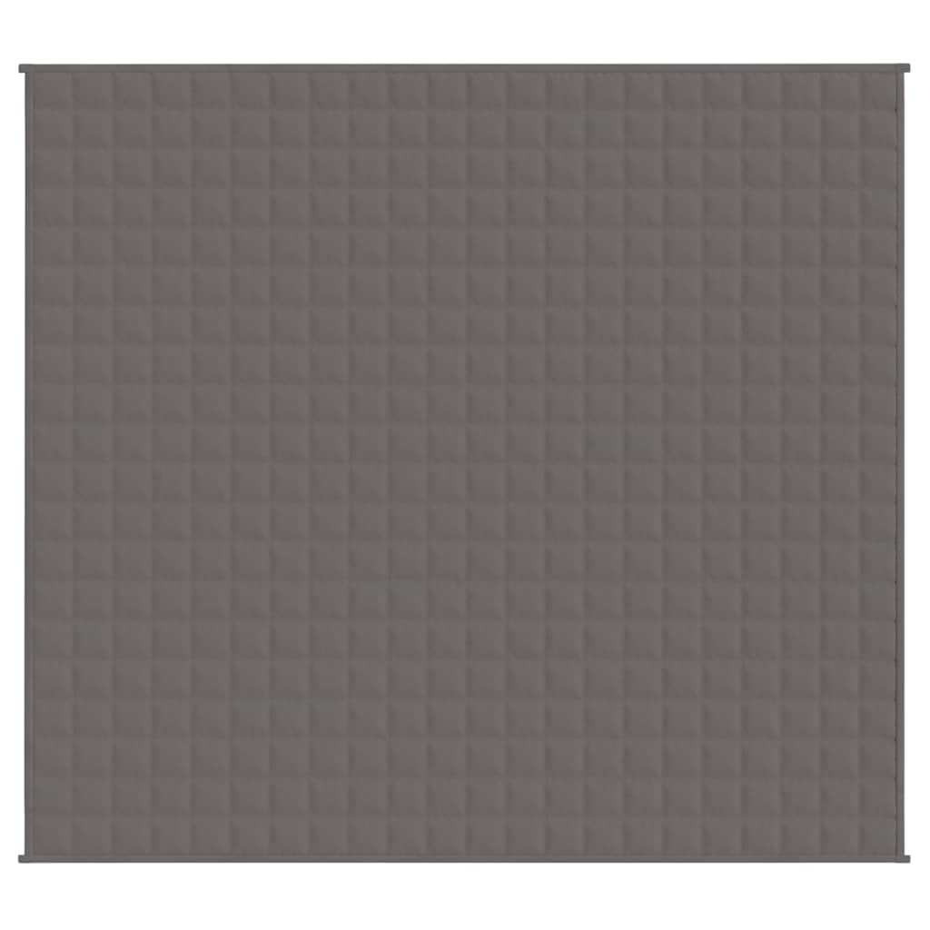 vidaXL Weighted Blanket Grey 200x225 cm 13 kg Fabric