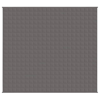 vidaXL Weighted Blanket Grey 200x225 cm 13 kg Fabric