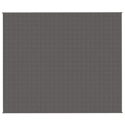 vidaXL Weighted Blanket Grey 220x260 cm 11 kg Fabric