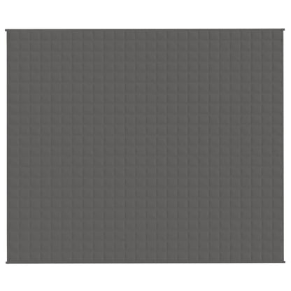 vidaXL Weighted Blanket Grey 220x260 cm 15 kg Fabric