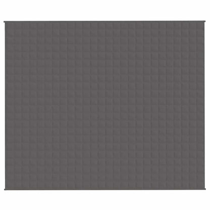 vidaXL Weighted Blanket Grey 220x260 cm 15 kg Fabric