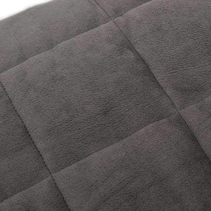 vidaXL Weighted Blanket Grey 220x260 cm 15 kg Fabric