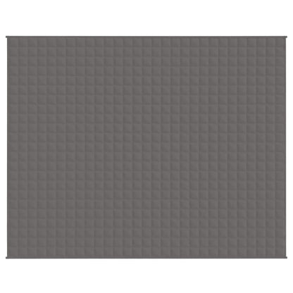 vidaXL Weighted Blanket Grey 235x290 cm 11 kg Fabric