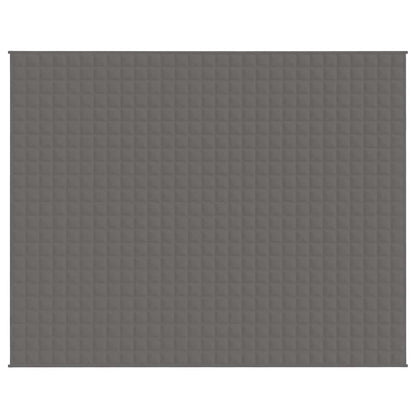 vidaXL Weighted Blanket Grey 235x290 cm 15 kg Fabric