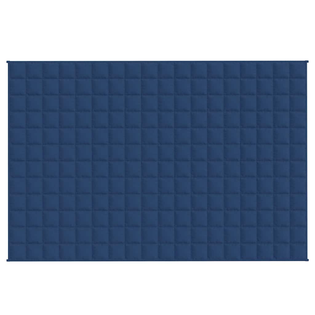 vidaXL Weighted Blanket Blue 120x180 cm 5 kg Fabric