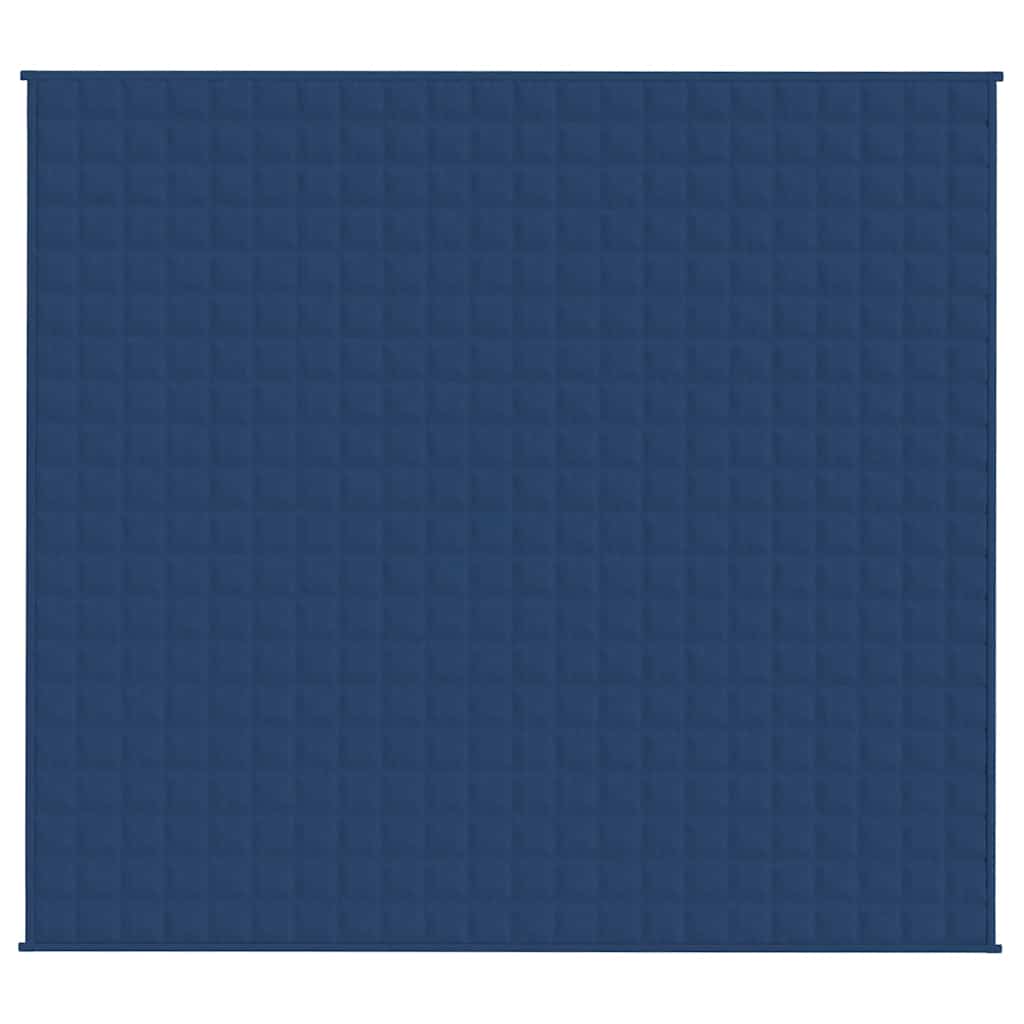 vidaXL Weighted Blanket Blue 200x225 cm 9 kg Fabric