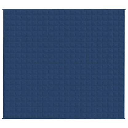 vidaXL Weighted Blanket Blue 200x225 cm 9 kg Fabric