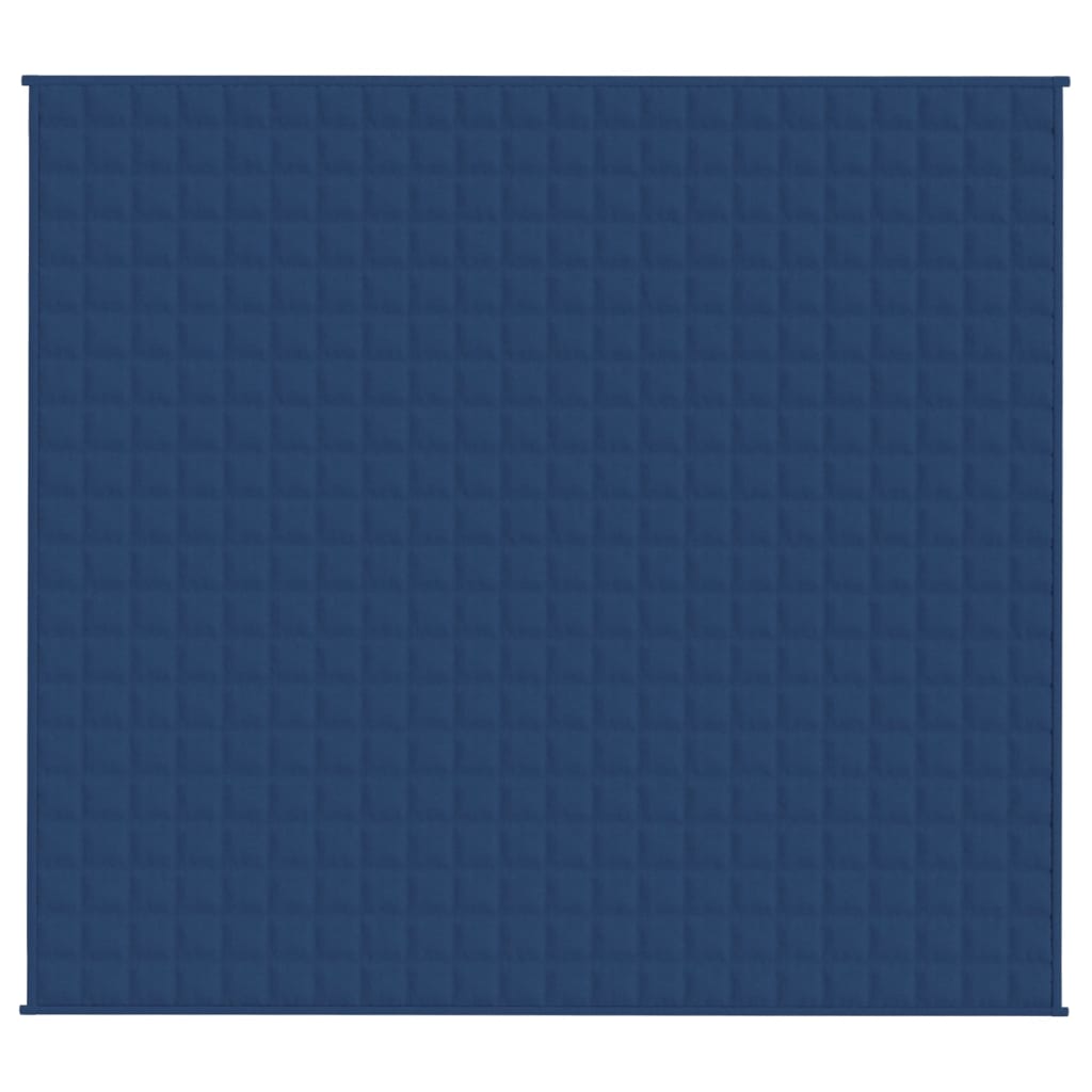 vidaXL Weighted Blanket Blue 200x225 cm 13 kg Fabric