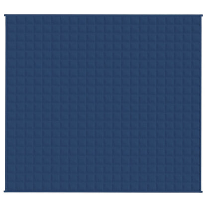vidaXL Weighted Blanket Blue 200x225 cm 13 kg Fabric