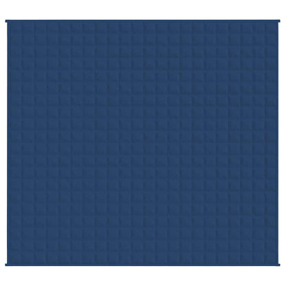 vidaXL Weighted Blanket Blue 220x235 cm King 11 kg Fabric