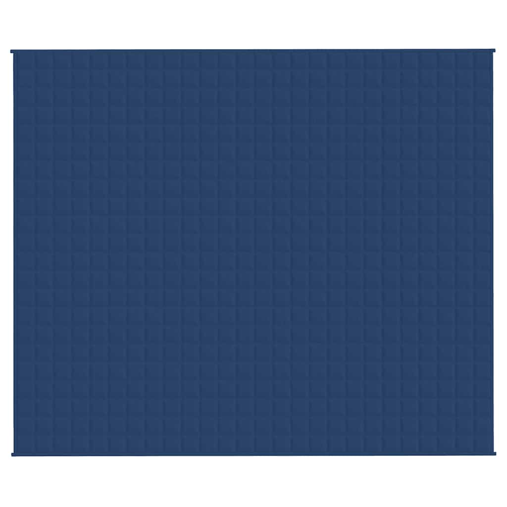 vidaXL Weighted Blanket Blue 220x260 cm 11 kg Fabric