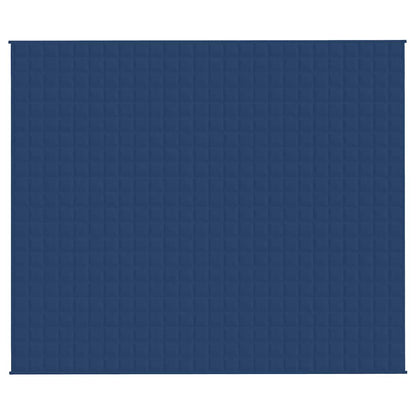 vidaXL Weighted Blanket Blue 220x260 cm 11 kg Fabric