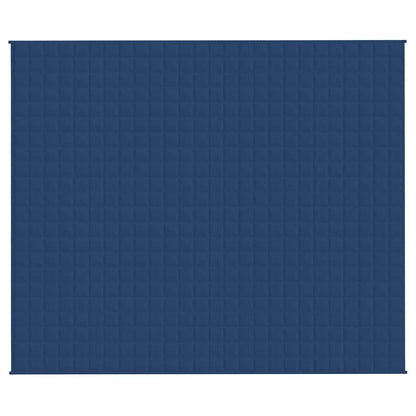 vidaXL Weighted Blanket Blue 220x260 cm 11 kg Fabric