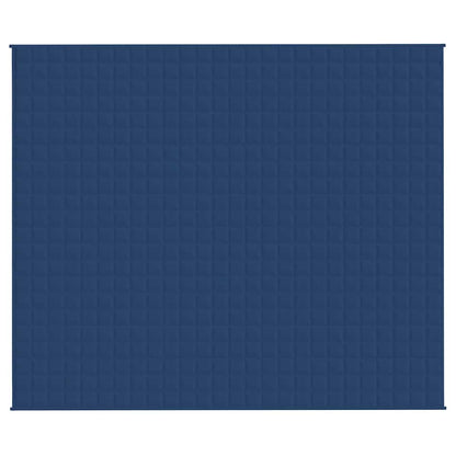 vidaXL Weighted Blanket Blue 220x260 cm 15 kg Fabric