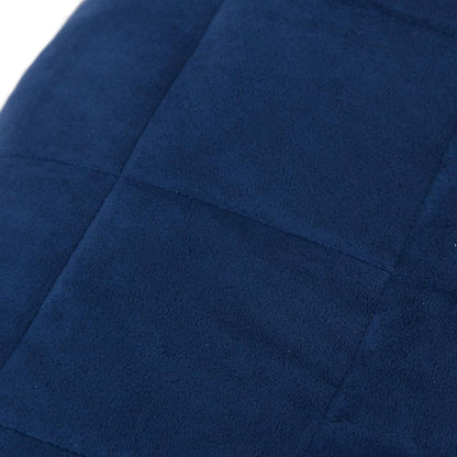 vidaXL Weighted Blanket Blue 220x260 cm 15 kg Fabric