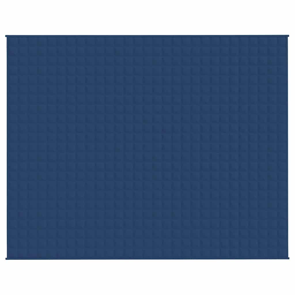 vidaXL Weighted Blanket Blue 235x290 cm 11 kg Fabric