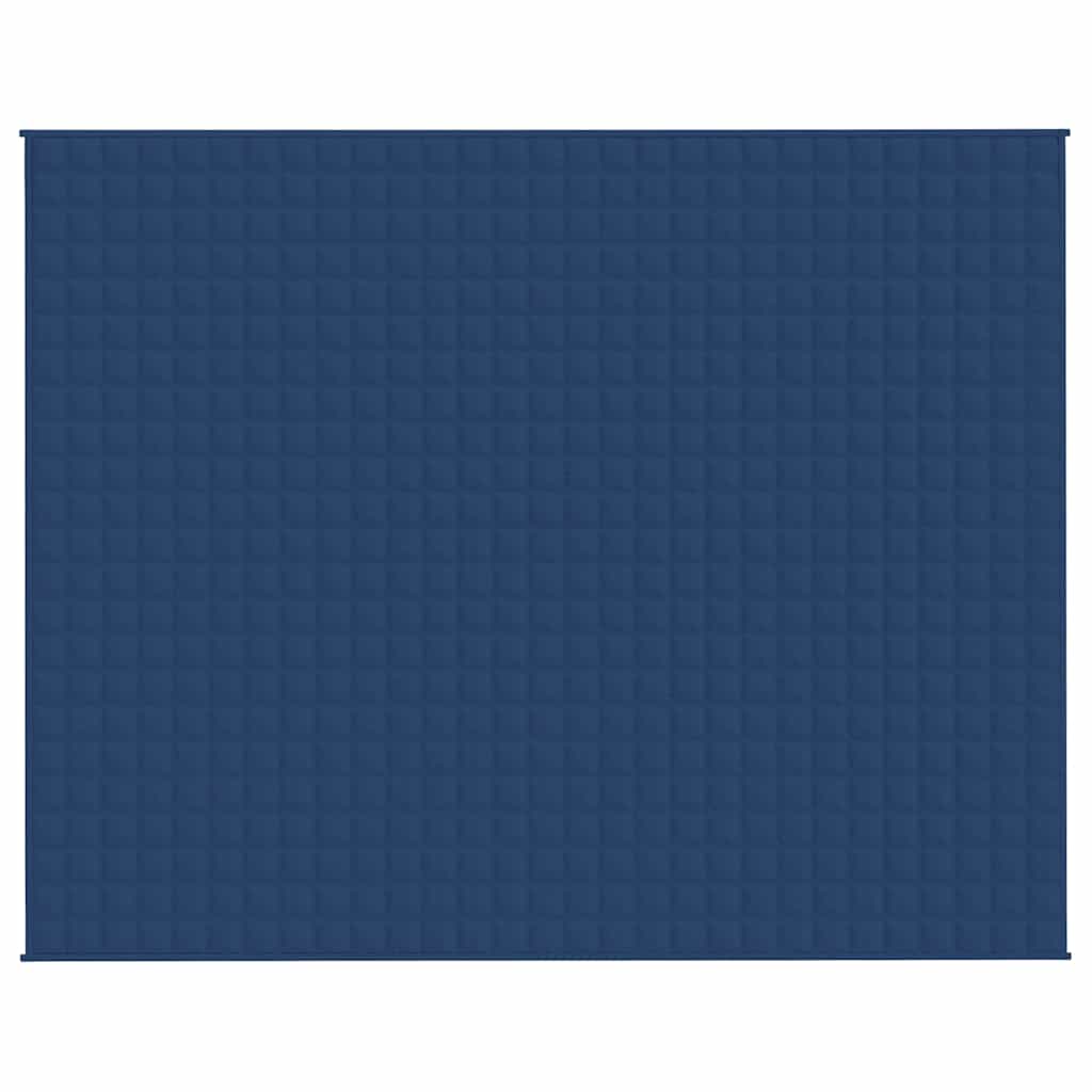vidaXL Weighted Blanket Blue 235x290 cm 15 kg Fabric