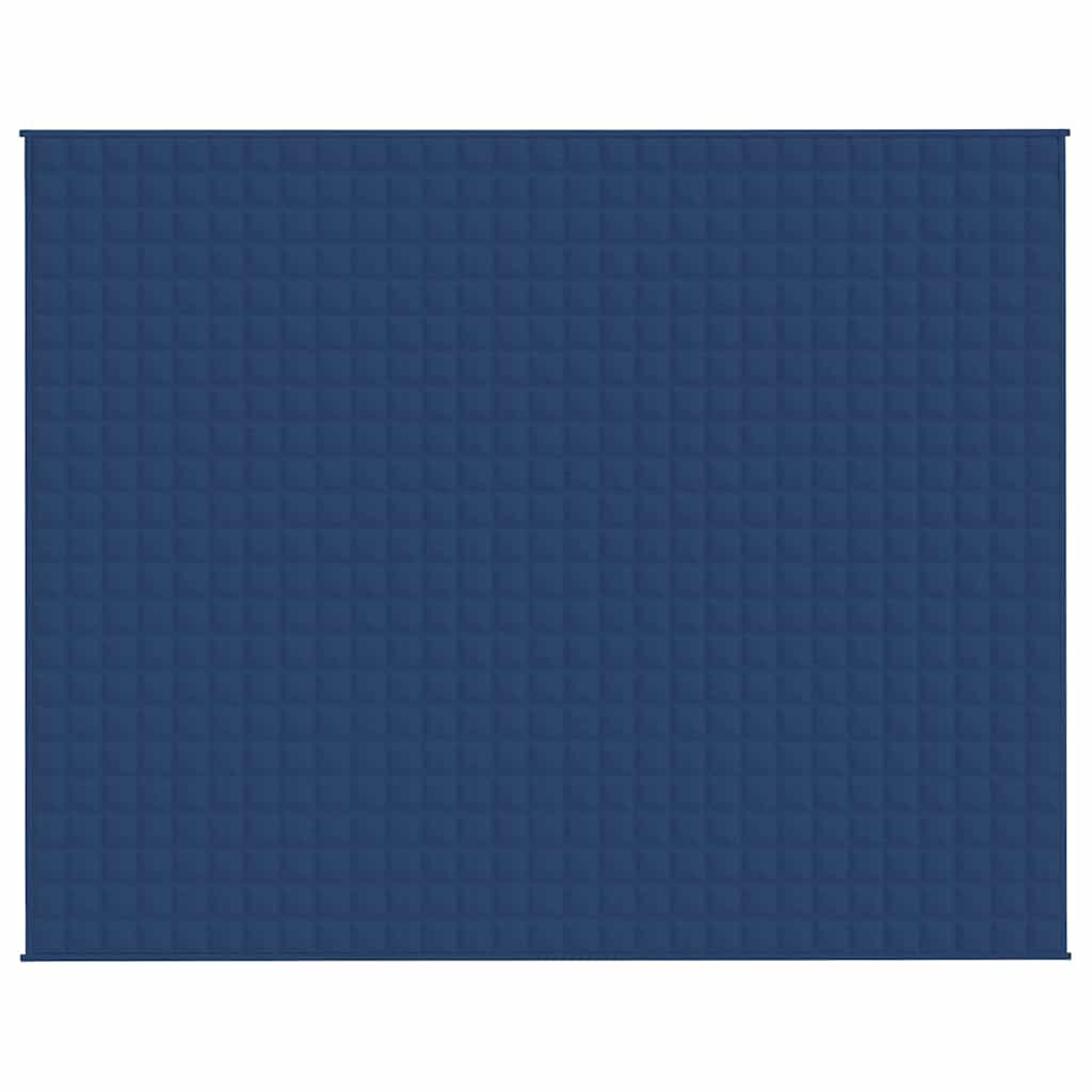 vidaXL Weighted Blanket Blue 235x290 cm 15 kg Fabric