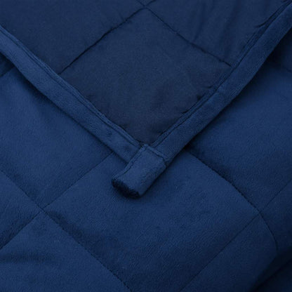 vidaXL Weighted Blanket Blue 235x290 cm 15 kg Fabric