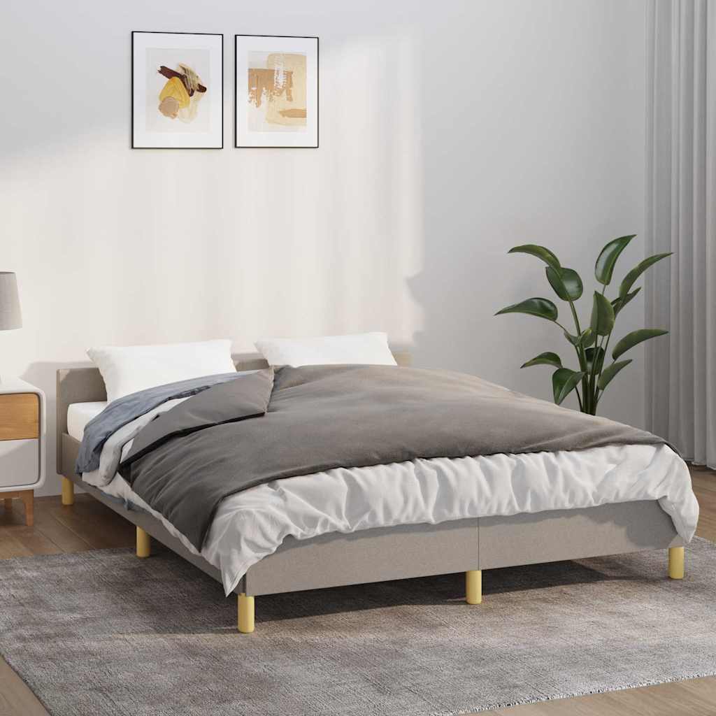 vidaXL Weighted Blanket with Cover Grey 150x200 cm 7 kg Fabric