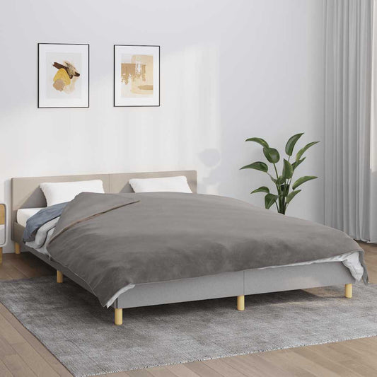 vidaXL Weighted Blanket With Cover | Grey
