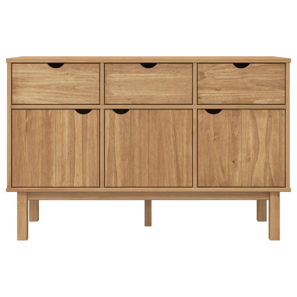 vidaXL Sideboard "OTTA" 114x43x73,5 cm Solid Wood Pine
