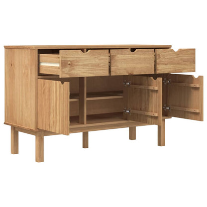 vidaXL Sideboard "OTTA" 114x43x73,5 cm Solid Wood Pine