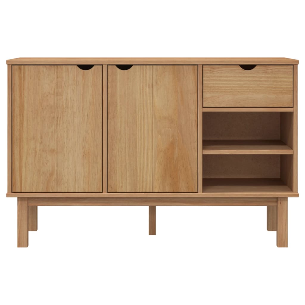 vidaXL Sideboard "OTTA" 114x43x73,5 cm Solid Wood Pine