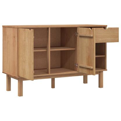 vidaXL Sideboard "OTTA" 114x43x73,5 cm Solid Wood Pine