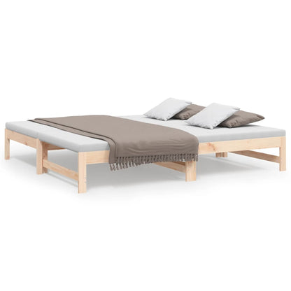 vidaXL Day Bed | Natural Pine | Solid pinewood | 75 x 190 cm