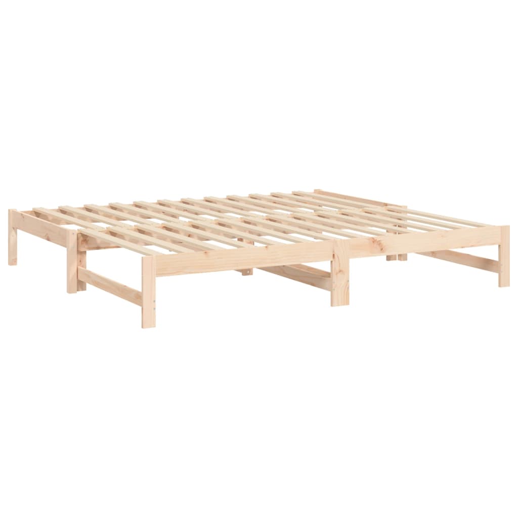 vidaXL Day Bed | Natural Pine | Solid pinewood | 75 x 190 cm