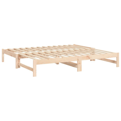 vidaXL Day Bed | Natural Pine | Solid pinewood | 75 x 190 cm