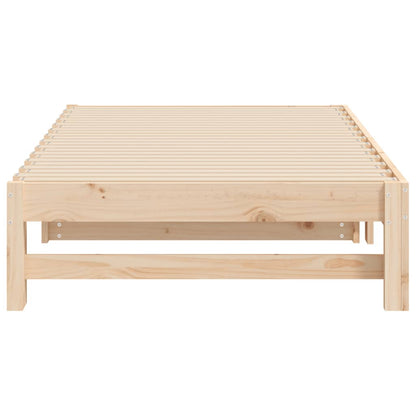 vidaXL Day Bed | Natural Pine | Solid pinewood | 75 x 190 cm