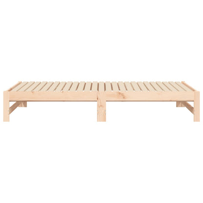 vidaXL Day Bed | Natural Pine | Solid pinewood | 75 x 190 cm