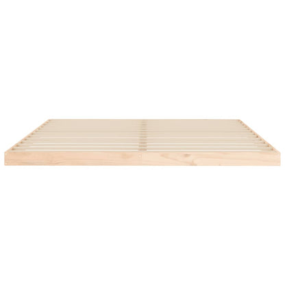 vidaXL Bed Frame | Natural Pine | Solid Pinewood, Plywood | Super King | Durable