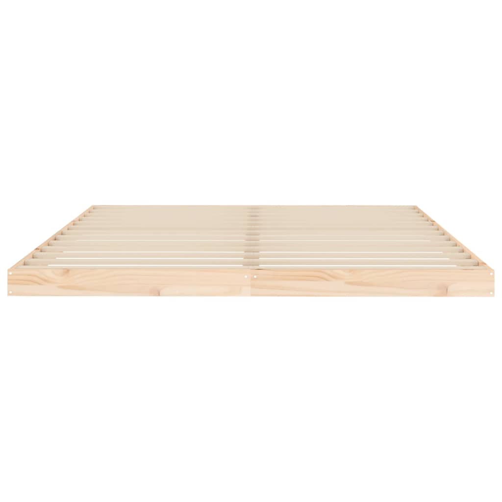 vidaXL Bed Frame without Mattress 160x200 cm Solid Wood Pine