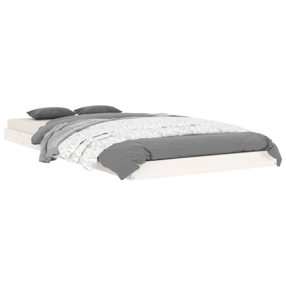 vidaXL Bed Frame | White | Solid Pine Wood | Single | Durable | Bed Frame