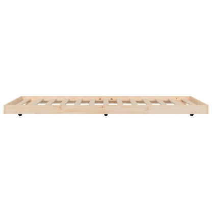 vidaXL Bed Frame without Mattress 100x200 cm Solid Wood Pine